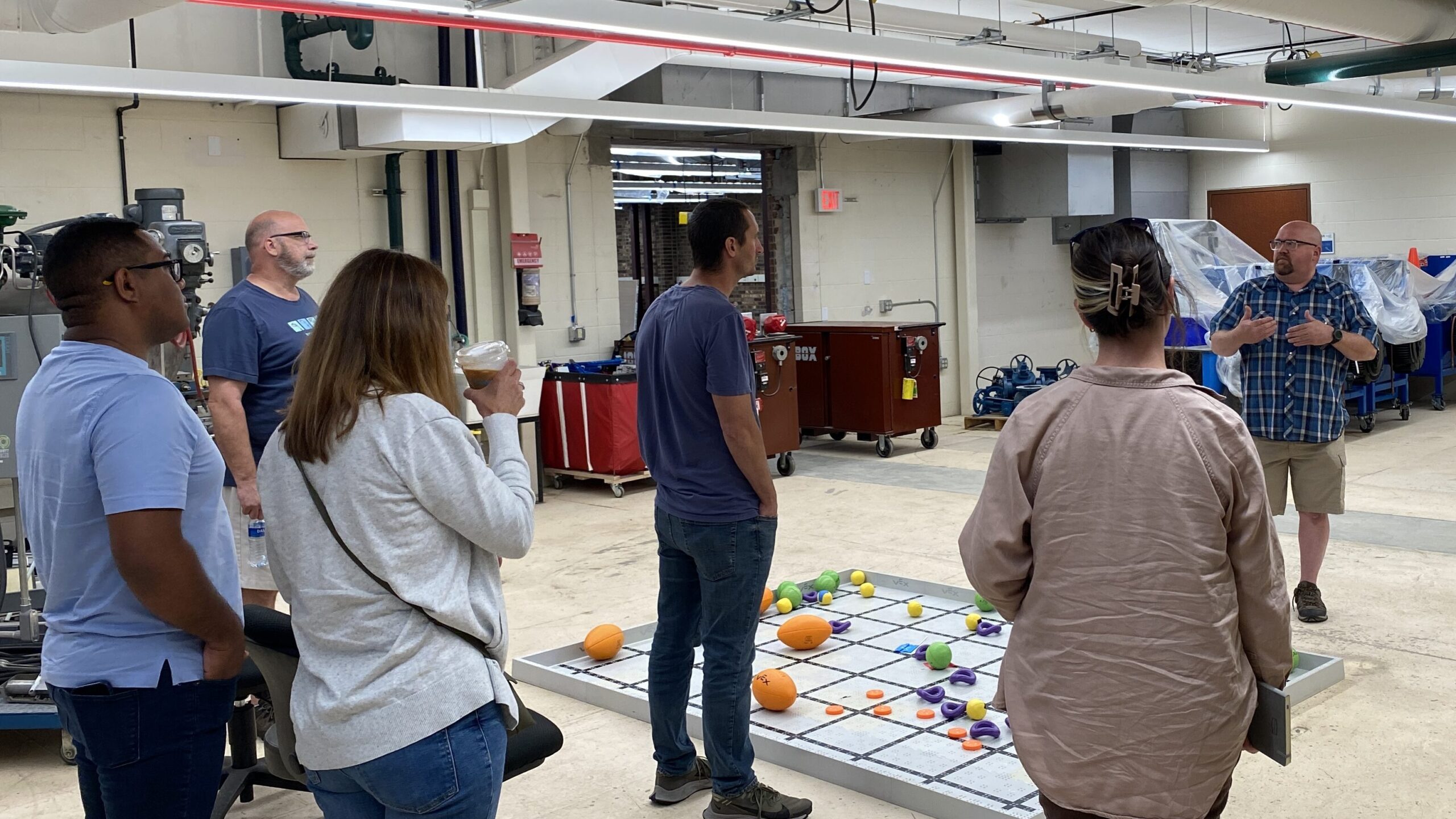 Teachers exploring SCTCC Grant Funded Expansion